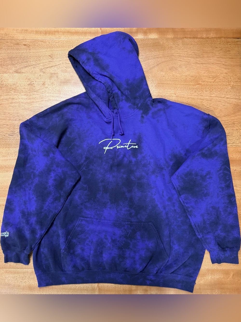 Primitive x Dragon Ball Z Beerus Men’s Hoodie - Purple Tie-dye, Size 2XL